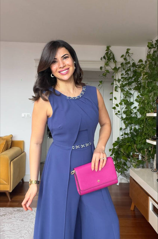 LUICA JUMPSUIT - INDIGO