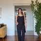 BLAZER SUIT WITH TEXTURED DETAIL - BLACK