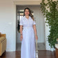 PRINCESS MODEL SHIMMERY SHIRT DRESS - WHİTE