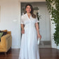 PRINCESS MODEL SHIMMERY SHIRT DRESS - WHİTE