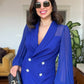 BLAZER DRESS - ROYAL BLUE