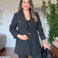 OVERSIZE BLAZER SUIT - BLACK