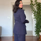 DOUBLE BREASTED SUIT - NAVY