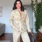 SAFARI TRENCH CO-ORD SET — BEIGE