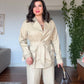 SAFARI TRENCH CO-ORD SET — BEIGE