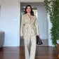 SAFARI TRENCH CO-ORD SET — BEIGE