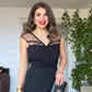 SATIN DETAILED JUMPSUIT - BLACK
