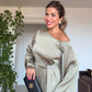 SHOULDER DETAIL PLAYSUIT - MİNT