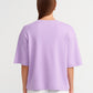 COTTON PADDED T-SHIRT - LILAC