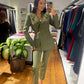 BLAZER JACKET SUIT - KHAKI