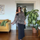 DRESS WITH LEOPARD BLOUSE